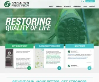 Specializedphysicaltherapy.com(Specialized Physical Therapy) Screenshot