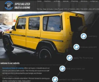 Specializedsl.com(Used Cars Salt Lake City UT Luxury Cars For Sale Salt Lake City) Screenshot