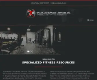 Specializedweb.com(Specialized Fitness Resources) Screenshot