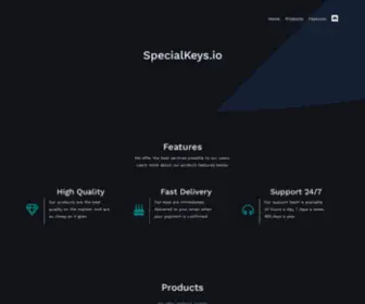 Specialkeys.io(Best games & keys cheapest on the market for gamers) Screenshot