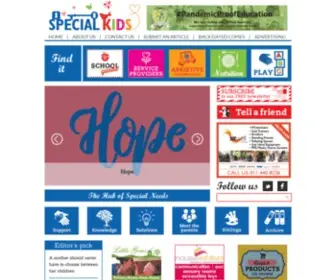 Specialkids.co.za(A South African resource for parents of children with) Screenshot