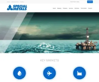 Specialmetals.com(Special Metals Company) Screenshot