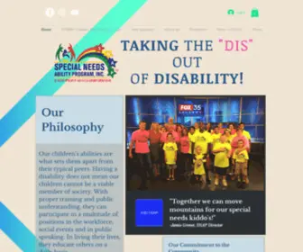 Specialneedsabilityprogram.org(SNAP) Screenshot