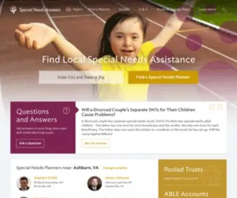 Specialneedsanswers.com(Special Needs) Screenshot