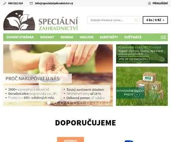 Specialnizahradnictvi.cz(SpeciálníZahradnictví.cz) Screenshot