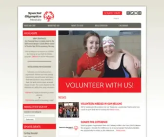 Specialolympics.mb.ca(Special Olympics Manitoba) Screenshot