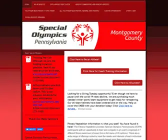 Specialolympicsmontco.org(Special Olympics Montgomery County) Screenshot