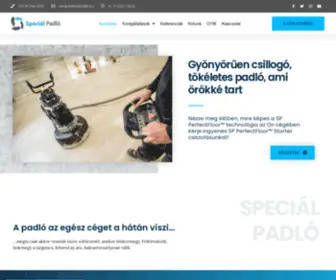 Specialpadlo.hu(Speciál Padló Kft) Screenshot