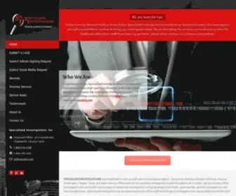 Specialpi.com(Specialized Investigations) Screenshot