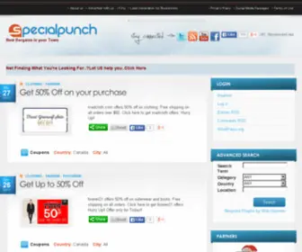 Specialpunch.com(盐城套卓市场营销有限公司) Screenshot