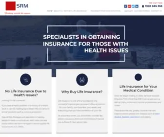Specialriskmanagers.com.au(Life Insurance Quotes for Pre) Screenshot