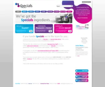 Specialslab.co.uk(Unlicensed Medicines Supplier) Screenshot