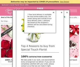 Specialtouchfloristandgifts.com(Spokane WA Florist) Screenshot