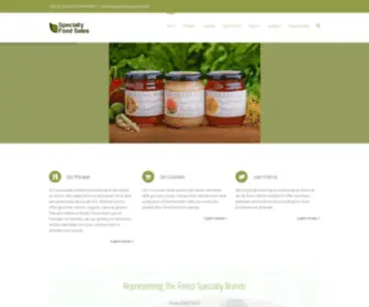 Specialty-Food-Sales.com(Specialty Food Sales) Screenshot