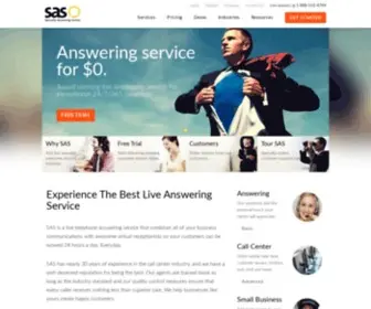 Specialtyansweringservice.net(Specialty Answering Service) Screenshot