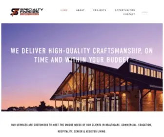 Specialtyfinishesde.com(Specialty Finishes) Screenshot