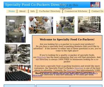 Specialtyfoodcopackers.com(The Specialty Food Copacker's Directory) Screenshot