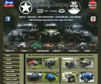 Specialtyjeeps.com(Specialty Jeeps) Screenshot