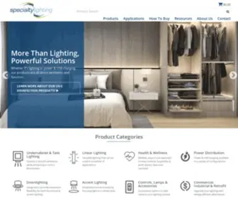 Specialtylighting.com(Specialty Lighting) Screenshot