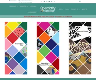 Specialtymaterials.com(Specialty Materials) Screenshot