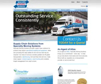 Specialtymovingsystems.com(Specialty Moving Systems) Screenshot