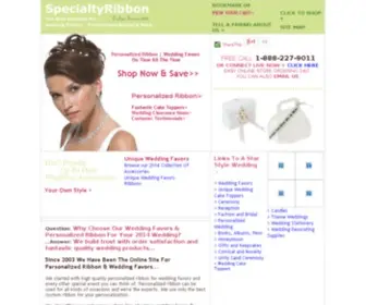 Specialtyribbon.com(Personalized Ribbons) Screenshot