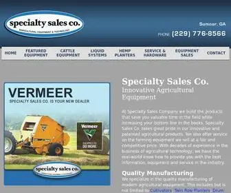 Specialtysalesco.com(Agricultural Equipment For Sale) Screenshot