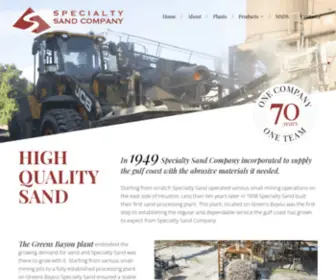 Specialtysand.com(Specialtysand) Screenshot