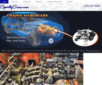 Specialtyscrew.com(Specialty Screw Corporation) Screenshot