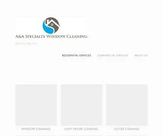 Specialtywindowcleaning.com(A&A Specialty Window Cleaning) Screenshot