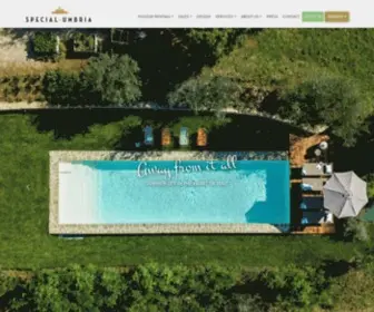 Specialumbria.com(Holiday villas Italy) Screenshot