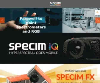 Specim.fi(Hyperspectral Imaging Cameras And Systems) Screenshot