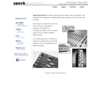 Speck.com(Speck Electronics) Screenshot