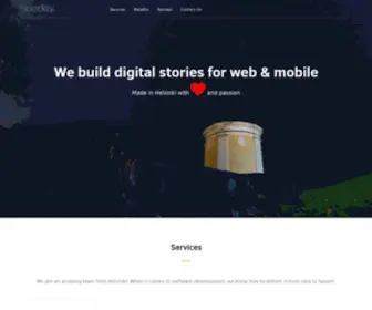 Speckly.fi(Building digital stories for web & mobile) Screenshot