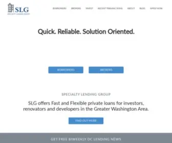 Speclendgroup.com(Your Hard Money Lender) Screenshot