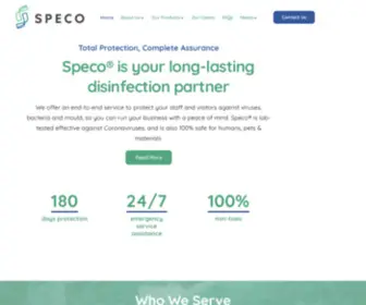 Speco.sg(Disinfectant Cleaning Services Singapore) Screenshot