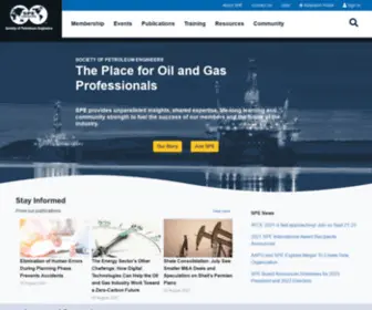 Specommunications.org(The Society of Petroleum Engineers (SPE)) Screenshot