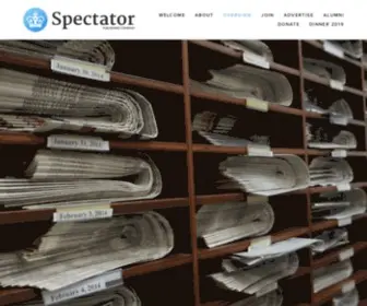 SpecPublishing.com(The Spectator Publishing Company) Screenshot