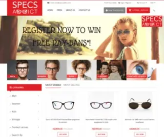 Specsaddict.com(Specsaddict) Screenshot