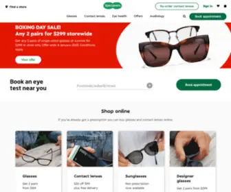 Specsavers.co.nz(Your Local Optometrists & Eye Care Professionals) Screenshot