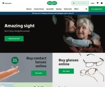 Specsavers.co.uk Screenshot