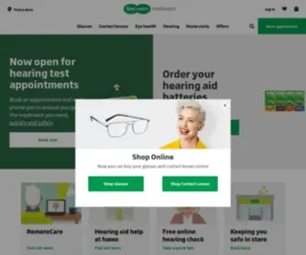 Specsavershearcare.co.uk(Specsavers UK) Screenshot