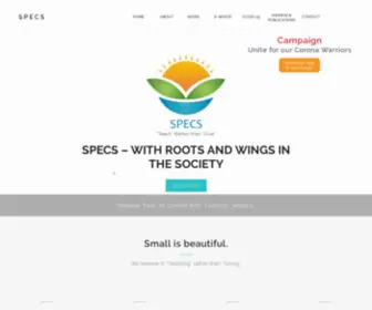 Specsindia.org(SPECS) Screenshot