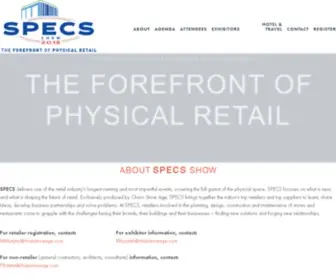 Specsshow.com(SPECS Show 2020) Screenshot