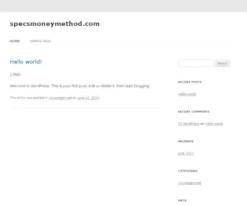 Specsspecialtyshop.com(Specsspecialtyshop) Screenshot