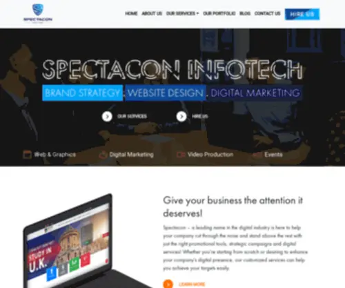 Spectacon.com(Spectacon Infotech (n) pvt) Screenshot