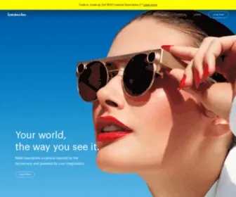 Spectacles.com(Create the world you want to see with spectacles) Screenshot