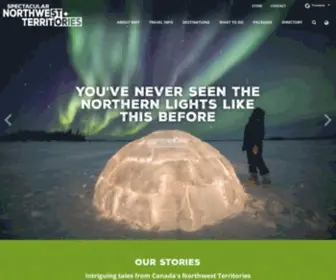 Spectacularnwt.com(Spectacular Northwest Territories) Screenshot
