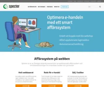 Specter.se(WMS och POS för effektiv handel) Screenshot