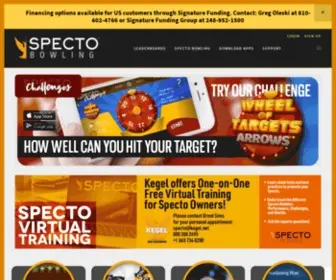 Spectobowling.com(SPECTO BOWLING) Screenshot